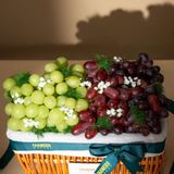  Giỏ Quà Nho Xanh - Nho Đỏ Tiêu Chuẩn 