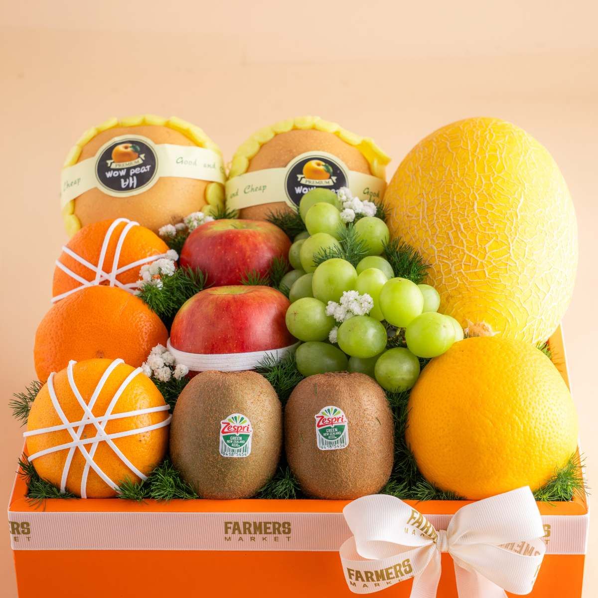  Giỏ Quà Trái Cây Các Loại Tone Cam Tiêu Chuẩn 