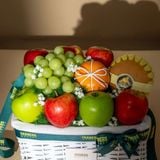  Giỏ Quà Trái Cây Các Loại Tone Trắng Tiêu Chuẩn 