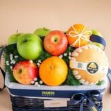  Giỏ Quà Trái Cây Các Loại Tone Xanh Dương Cơ Bản 