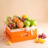 Giỏ Quà Trái Cây Hỗn Hợp Tone Cam Tiêu Chuẩn
