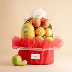 Giỏ Trái Cây Các Loại Tone Đỏ Tiêu Chuẩn