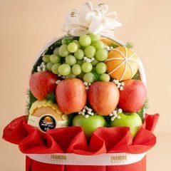 Giỏ trái cây tươi các loại tone đỏ tiêu chuẩn