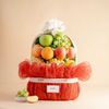 Giỏ Trái Cây Tươi Hỗn Hợp Tone Đỏ Tiêu Chuẩn