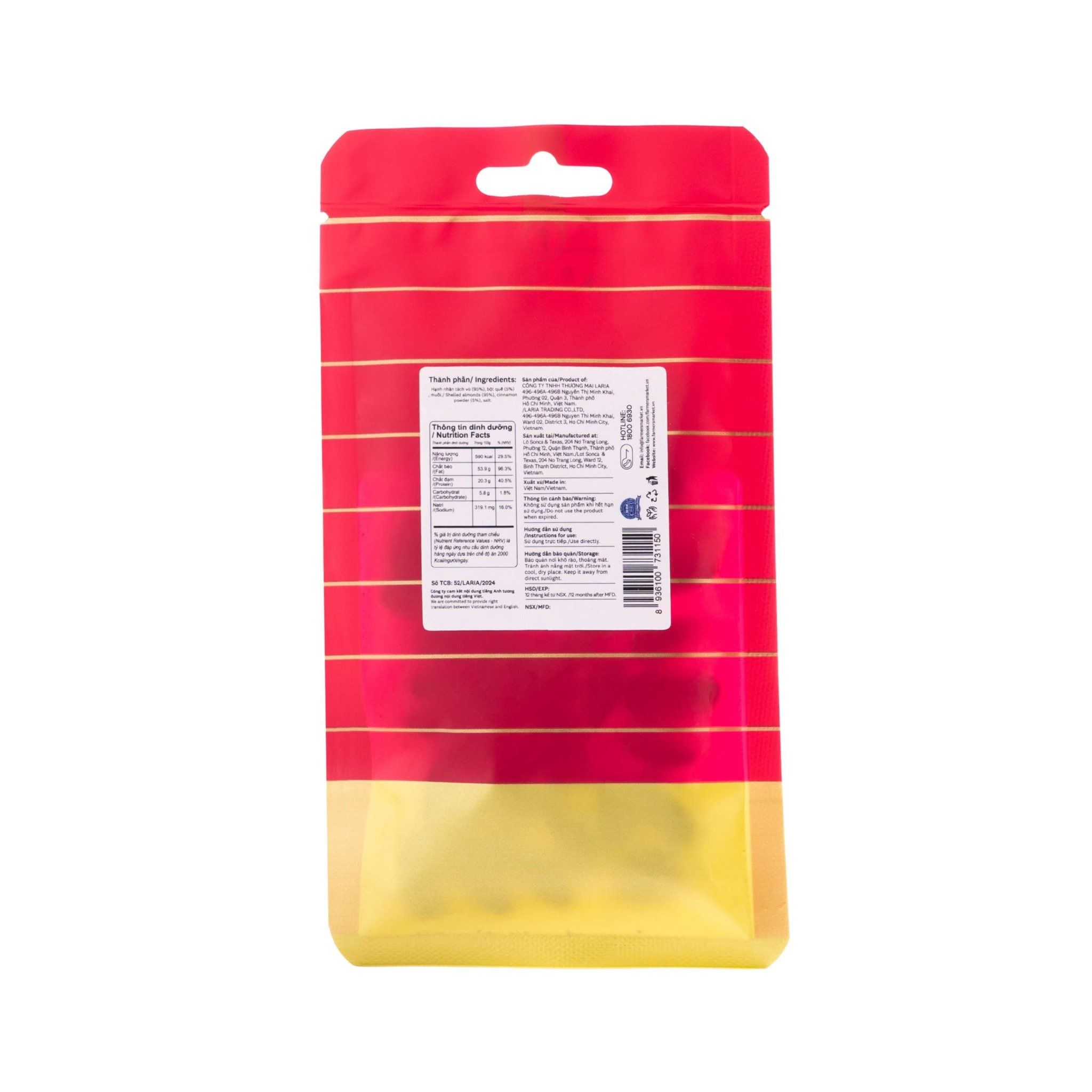  Hạnh nhân quế Farmers Fine Foods 35 g 