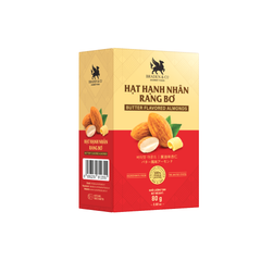 Hạnh nhân rang bơ Braden & Co 140 g (Hộp giấy)