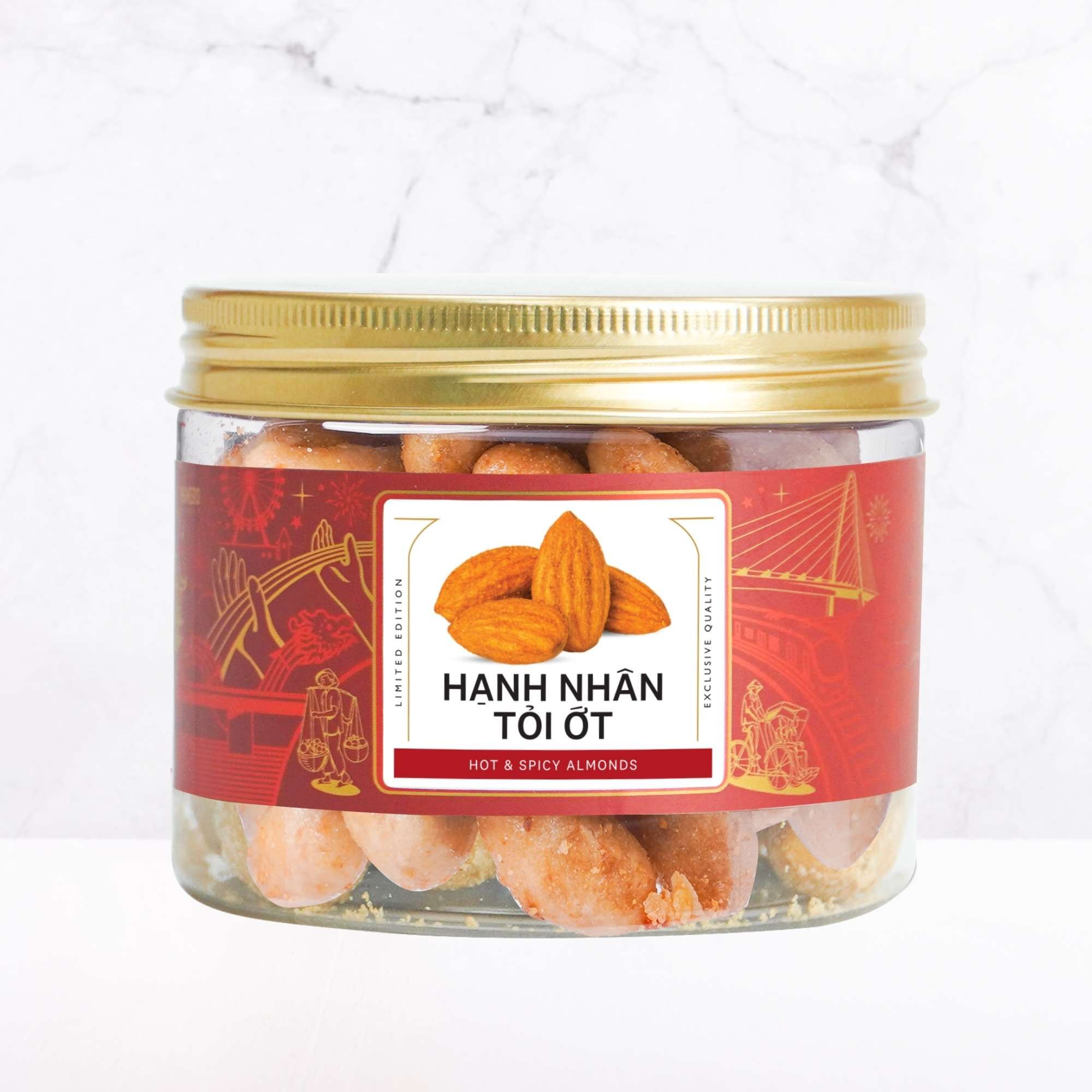  Hạnh nhân tỏi ớt sấy Farmers Fine Foods 140 g 