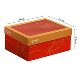  Hộp Quà Nho Mẫu Đơn Hàn Quốc Tone Đỏ 