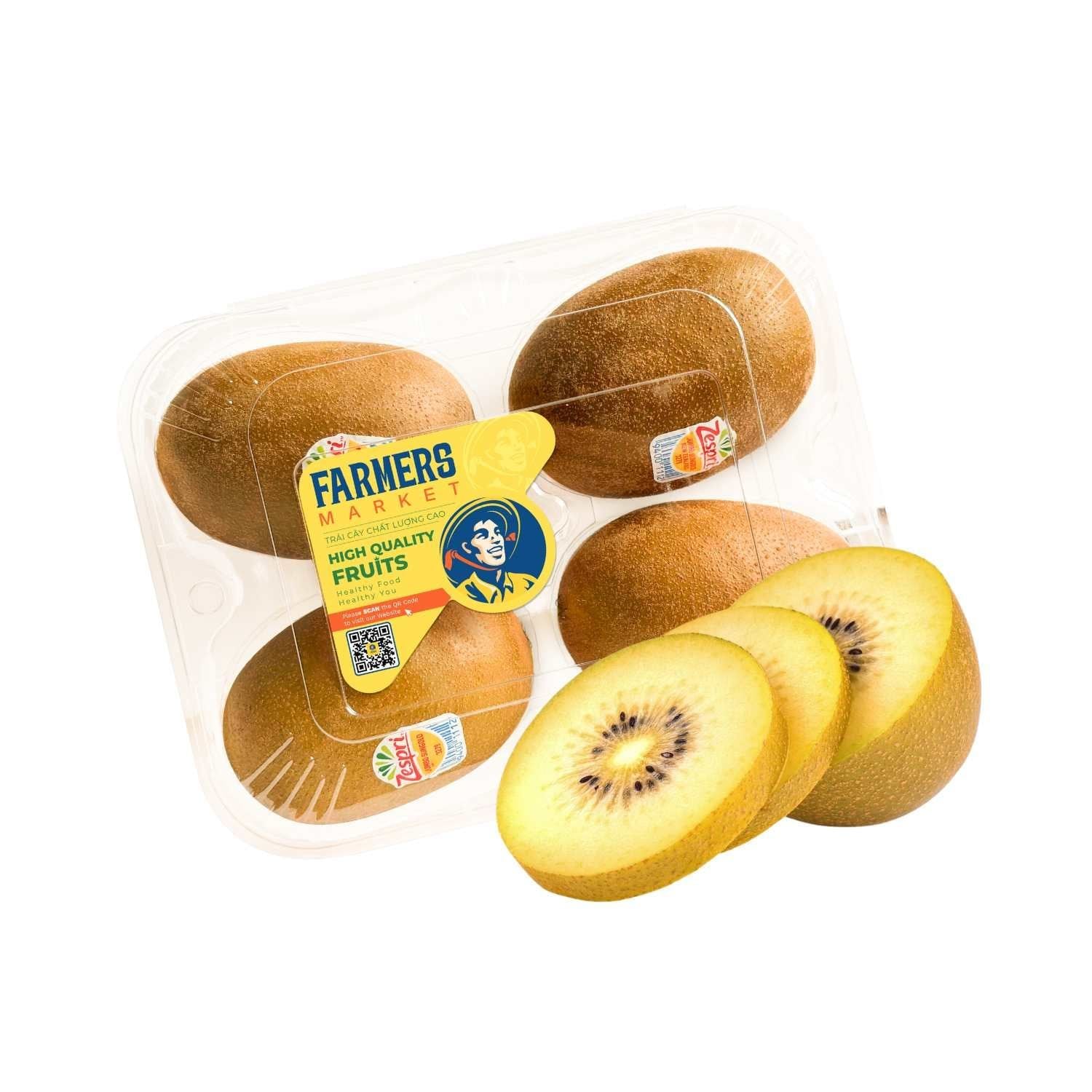  Hộp Kiwi vàng Pháp 4 trái - Size XL 