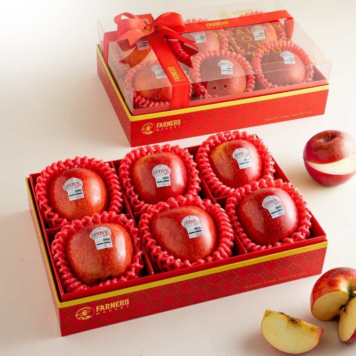  Hộp Quà 6 Trái Táo Envy Tone Đỏ Cơ Bản 
