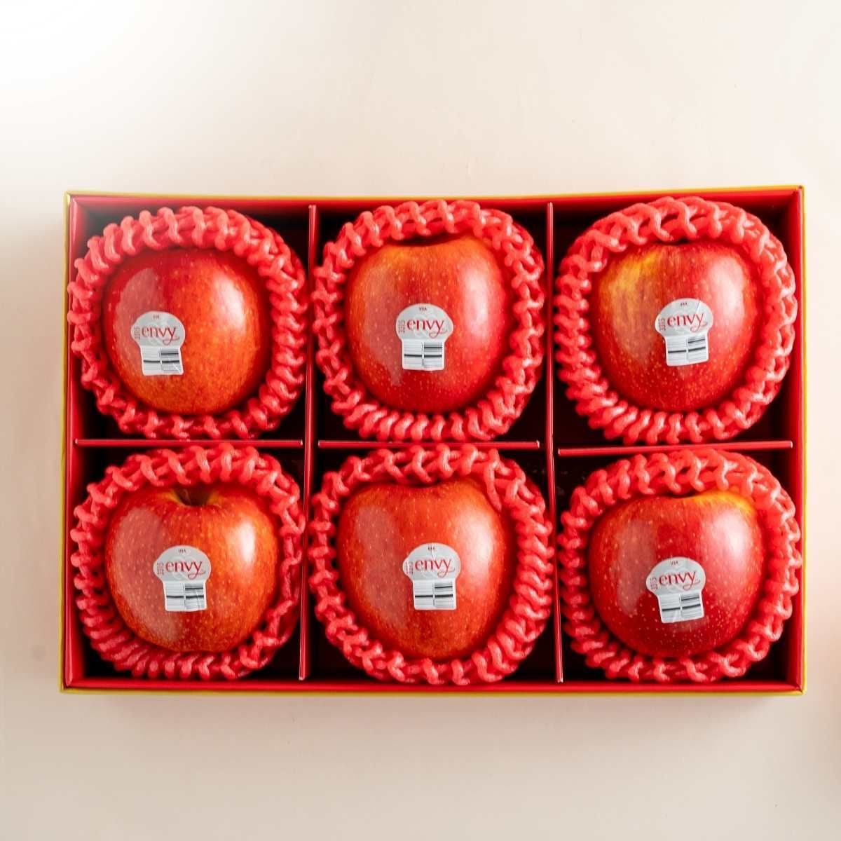  Hộp Quà 6 Trái Táo Envy Tone Đỏ Cơ Bản 