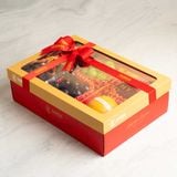  Hộp Quà Cà Phê Phin Lady Và Trái Cây Tươi Tone Đỏ Tiêu Chuẩn 
