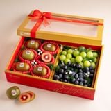  Hộp Quà Kiwi Đỏ Và Nho Tone Đỏ Tiêu Chuẩn 