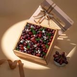  Hộp Quà Nho Đỏ Tone Hồng Cơ Bản 