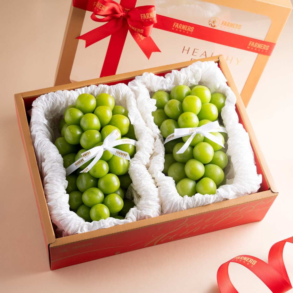  Hộp Quà Nho Mẫu Đơn Hàn Quốc Tone Đỏ 