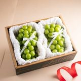  Hộp Quà Nho Mẫu Đơn Hàn Quốc Tone Xanh Lá 