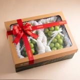  Hộp Quà Nho Mẫu Đơn Hàn Quốc Tone Xanh Lá 