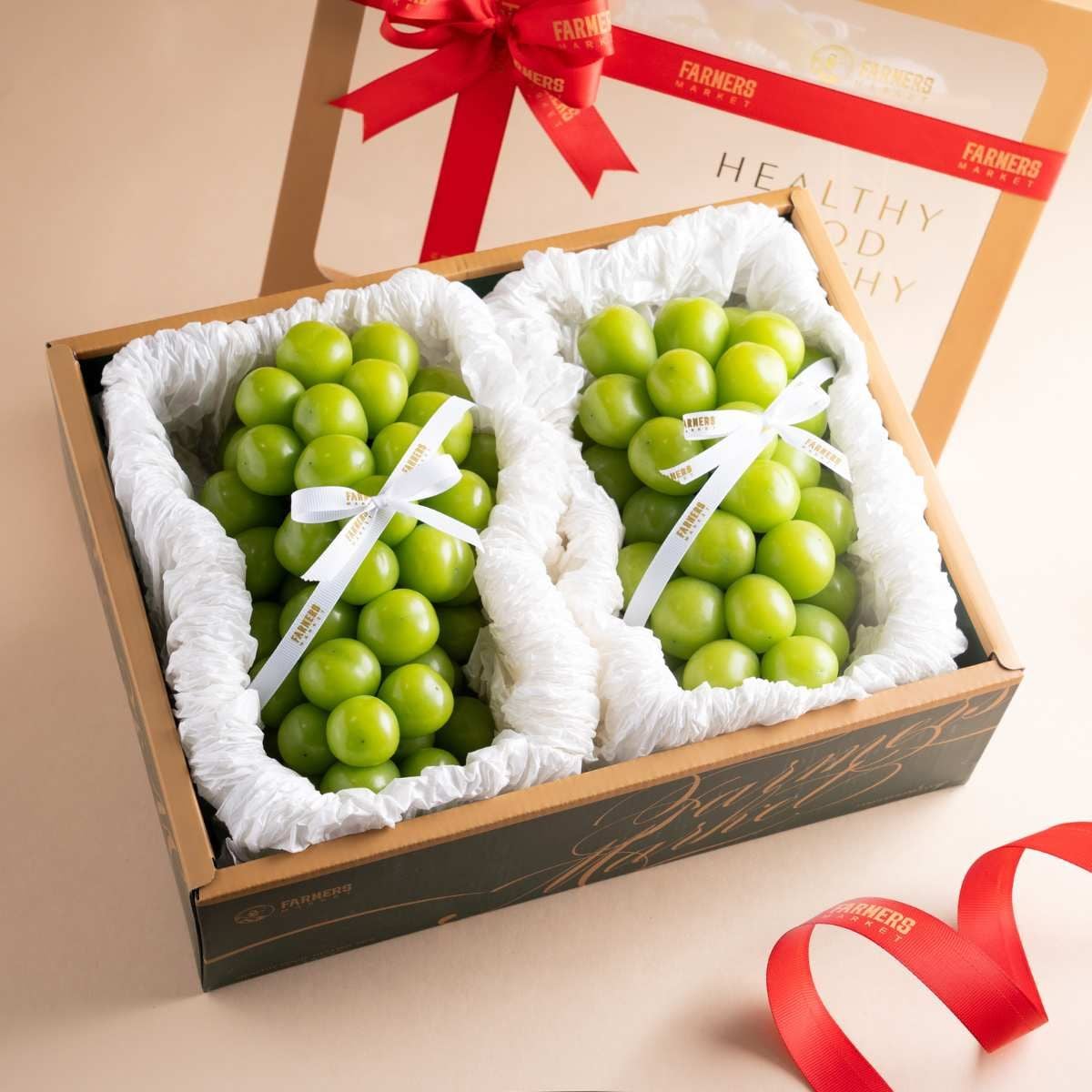  Hộp Quà Nho Mẫu Đơn Hàn Quốc Tone Xanh Lá 