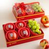 Hộp Quà Nho Mẫu Đơn Và Táo Envy Tone Đỏ Tiêu Chuẩn