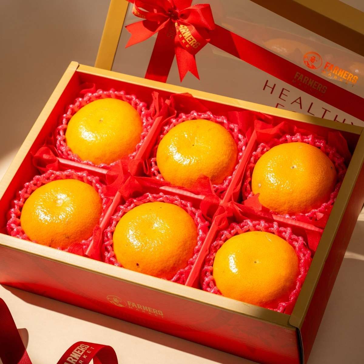 Hộp Quà Quýt Size L Tone Đỏ Cơ Bản 