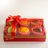  Hộp Quà Quýt Và Hai Loại Táo Tone Đỏ Cơ Bản 