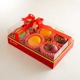  Hộp Quà Quýt Và Hai Loại Táo Tone Đỏ Cơ Bản 