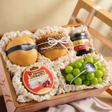  Hộp Quà Trái Cây - Kẹo Sâm Và Trà Hàn Quốc Tone Hồng Tiêu Chuẩn 