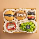  Hộp Quà Trái Cây - Kẹo Sâm Và Trà Hàn Quốc Tone Hồng Tiêu Chuẩn 