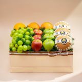 Hộp Quà Trái Cây Hỗn Hợp Tone Kem Thanh Lịch 