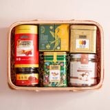  Hộp Quà Yến Chưng - Kẹo Sâm Và Hạt Các Loại Tone Đỏ Tinh Tế 