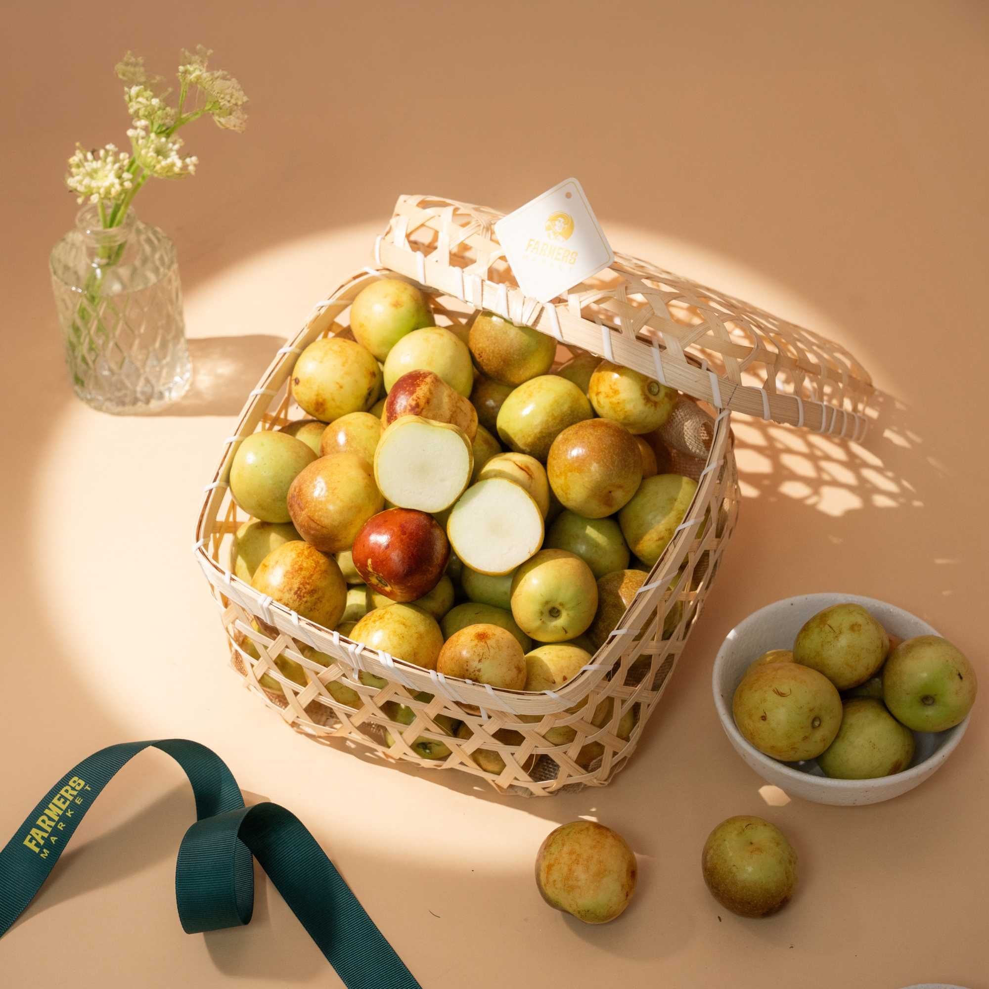  Hộp Tre Đan Hồng Táo Nội Địa Trung 