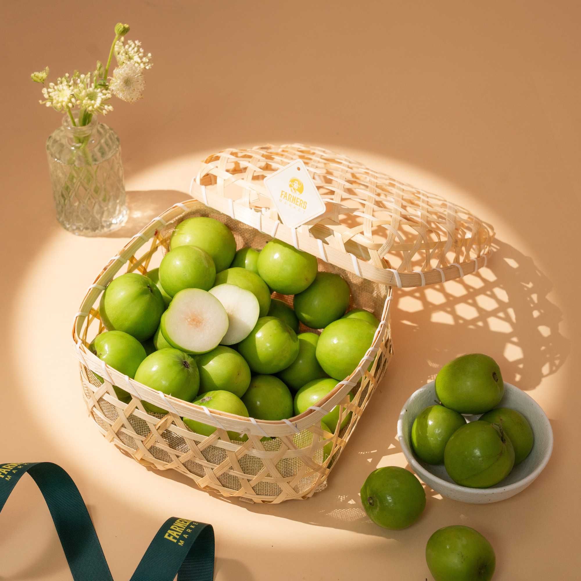  Hộp Tre Đan Táo Xanh Ninh Thuận 