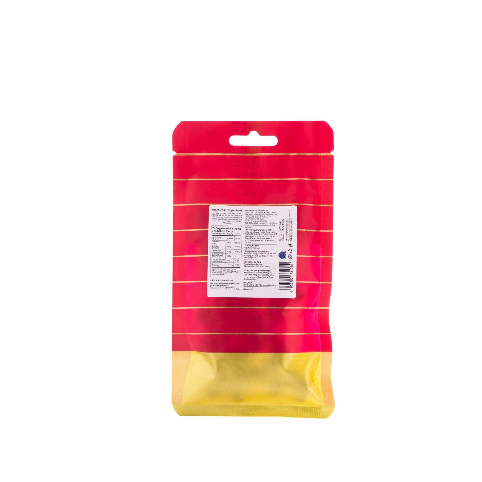  Hạt điều phô mai trứng muối Farmers Fine Foods 35 g 