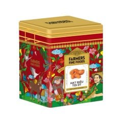 Hạt điều tỏi ớt Farmers Fine Foods 140 g (Hộp thiếc)