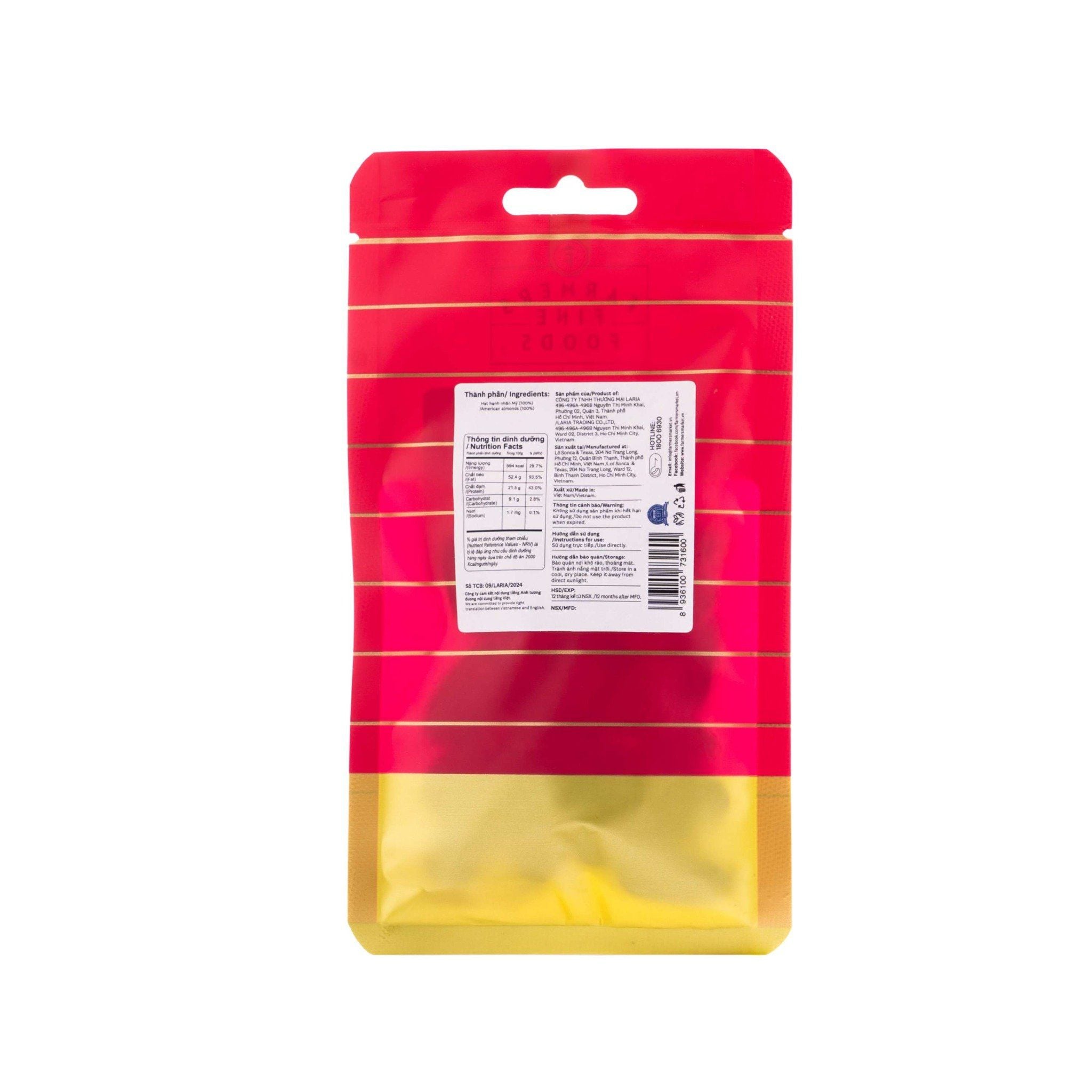  Hạt hạnh nhân mỹ Farmers Fine Foods 40 g 