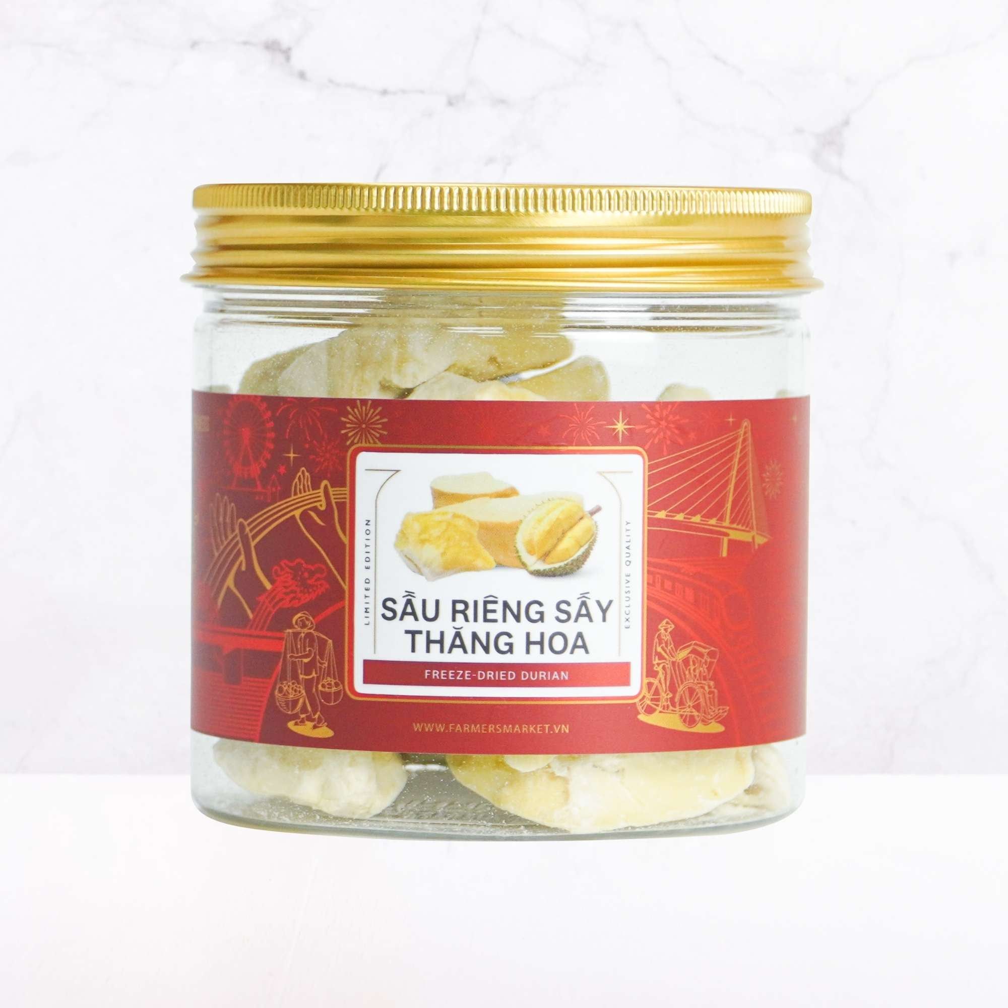  Sầu riêng sấy thăng hoa Farmers Fine Foods tú 45 g ( Hủ nhựa ) 
