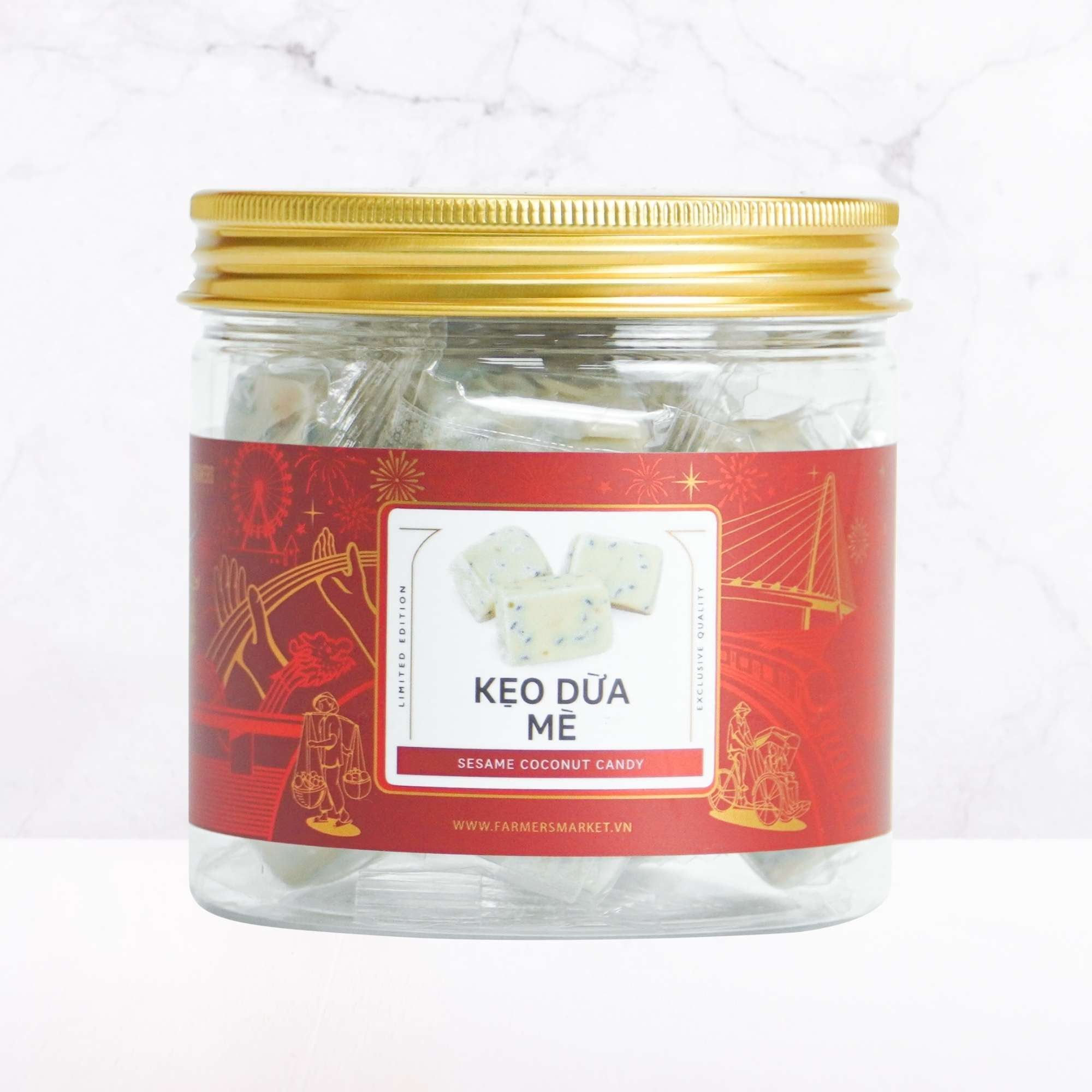  Kẹo dừa mè Farmers Fine Foods 110 g ( Hủ nhựa ) 