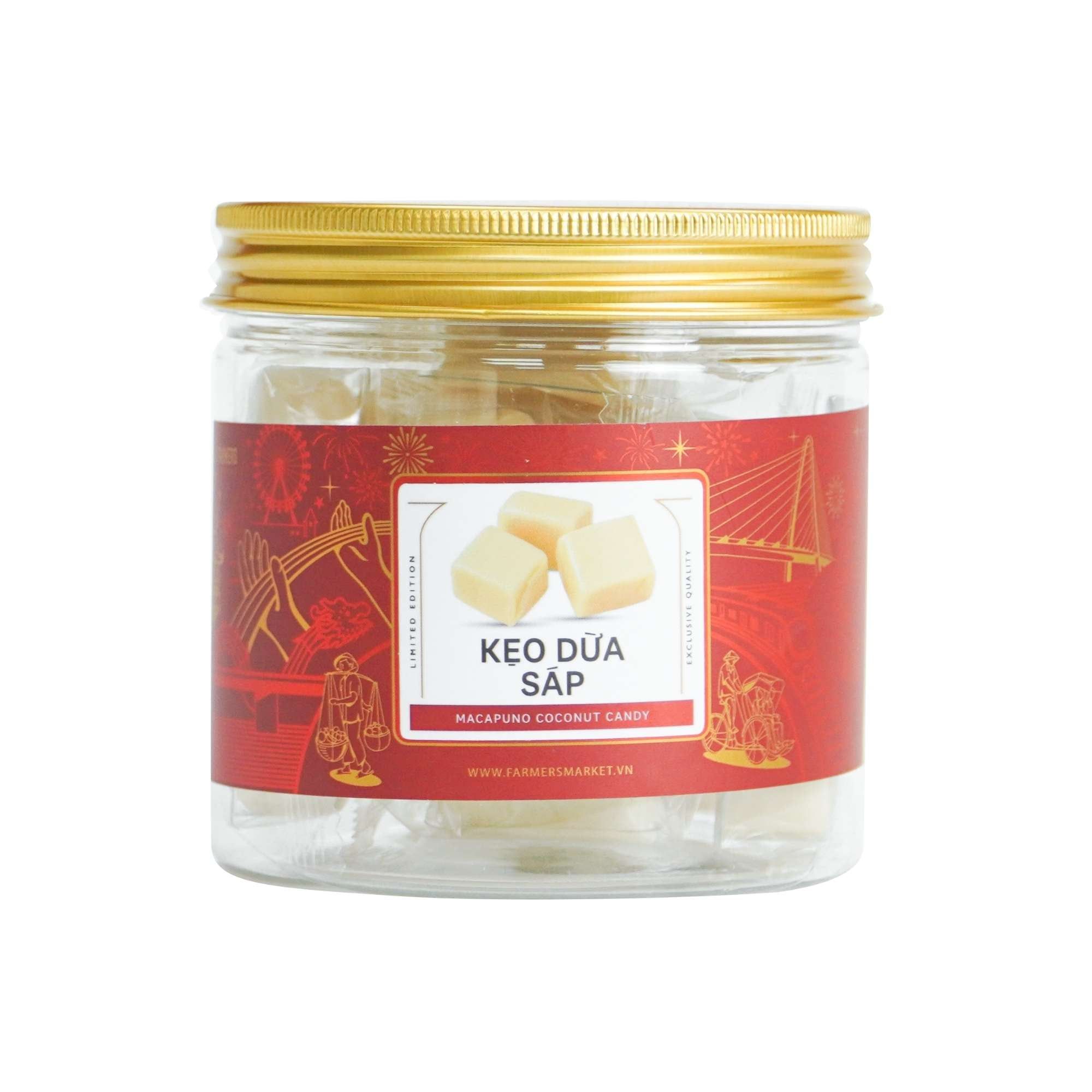  Kẹo dừa sáp Farmers Fine Foods 110 g ( Hủ nhựa ) 
