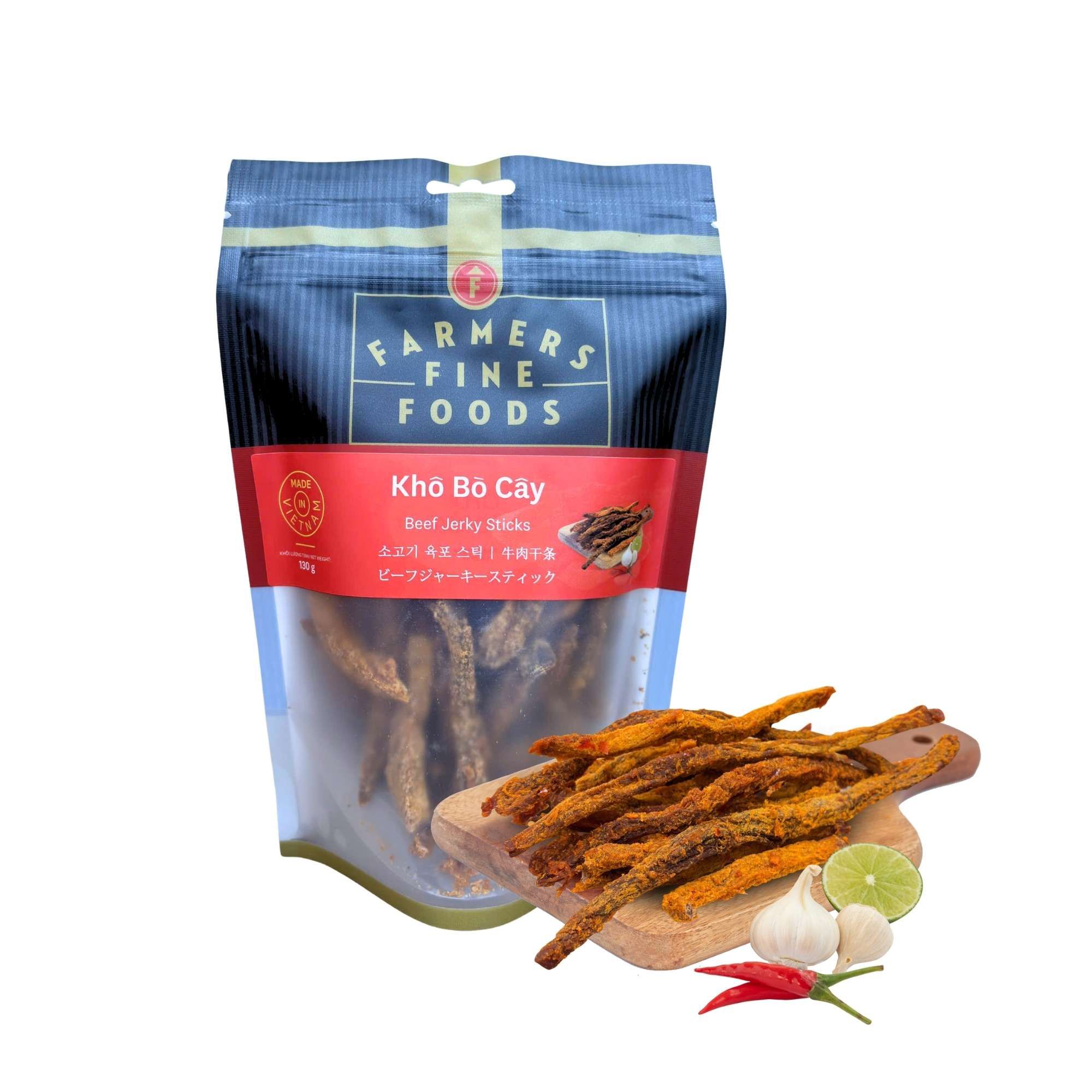  [Mua 1 Tặng 1] Khô bò cây Farmers Fine Foods 130 g 