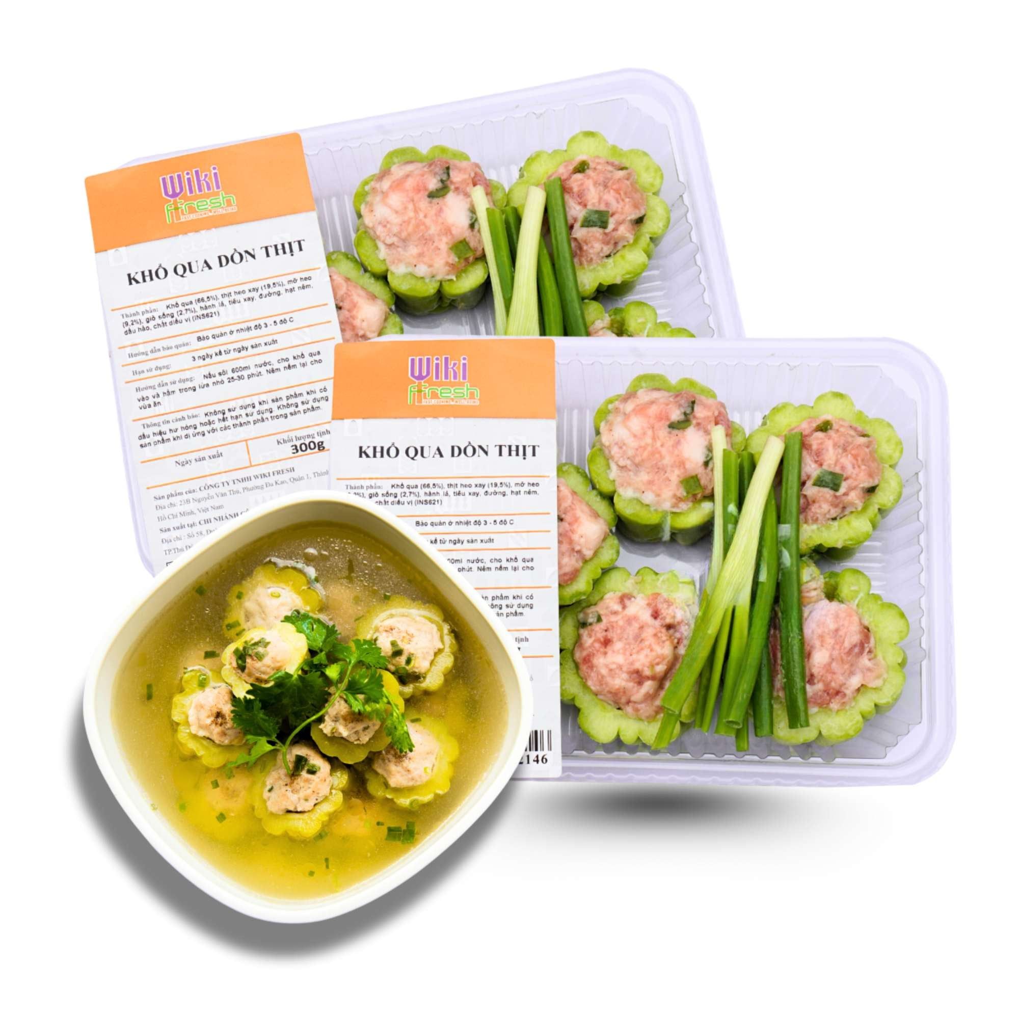  Khổ qua dồn thịt Wiki Fresh 300 g 