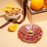  Luxurious Wine, Cheese & Charcuterie Gift Tray / Khay Quà Rượu Vang, Phô Mai & Thịt Nguội Sang Trọng 