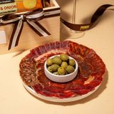  Luxurious Wine, Cheese & Charcuterie Gift Tray / Khay Quà Rượu Vang, Phô Mai & Thịt Nguội Sang Trọng 