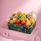  Giỏ Quà Nho Xanh Và Trái Cây Các Loại Tone Xanh Lá Tiêu Chuẩn 