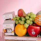  Giỏ Cói Trái Cây Các Loại Và Yến Tươi Tone Nâu Tinh Tế 