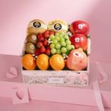  Giỏ Đan Trái Cây Hỗn Hợp Tone Trắng Tinh Tế 