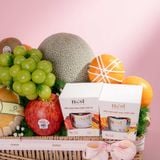  Giỏ Cói Trái Cây Các Loại Và Yến Chưng Tone Nâu Thanh Lịch 