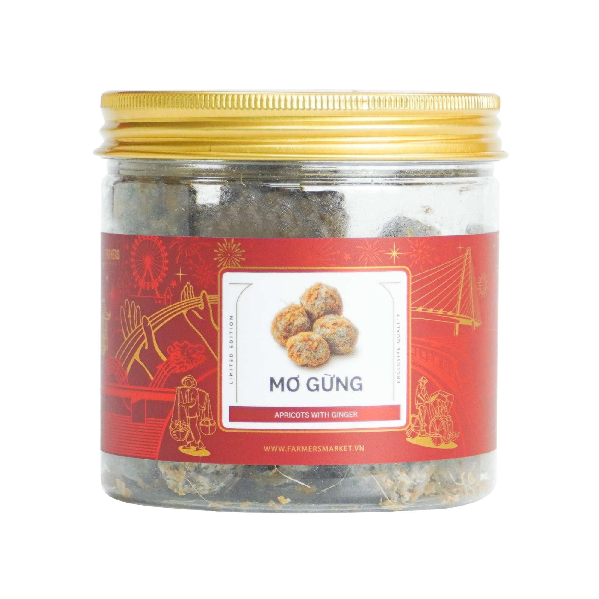  Mơ gừng Farmers Fine Foods 140 g ( Hủ nhựa ) 