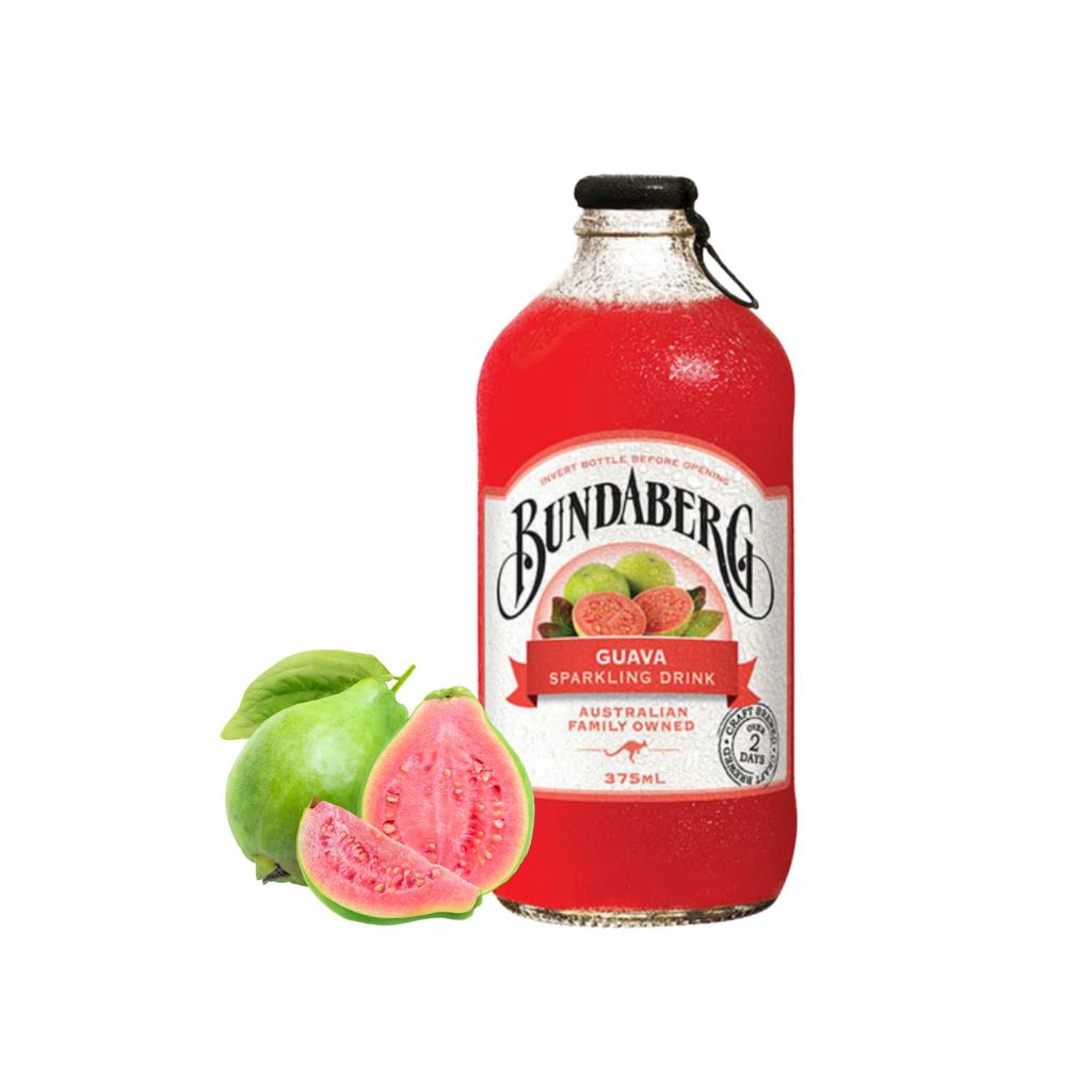  Nước ép trái cây có ga vị ổi Bundaberg 375 ml (chai) 