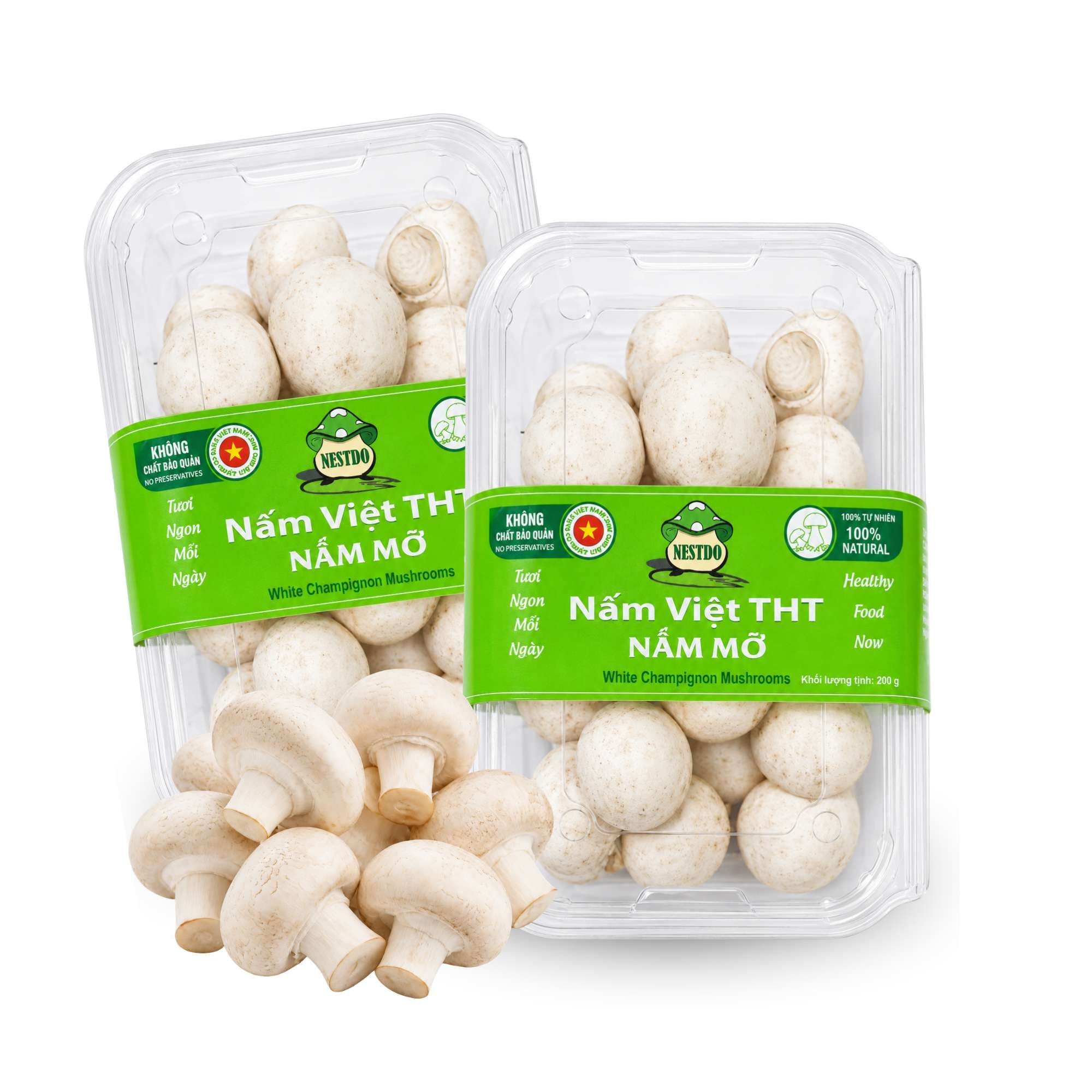  Nấm mỡ hữu cơ Nestdo 200 g 