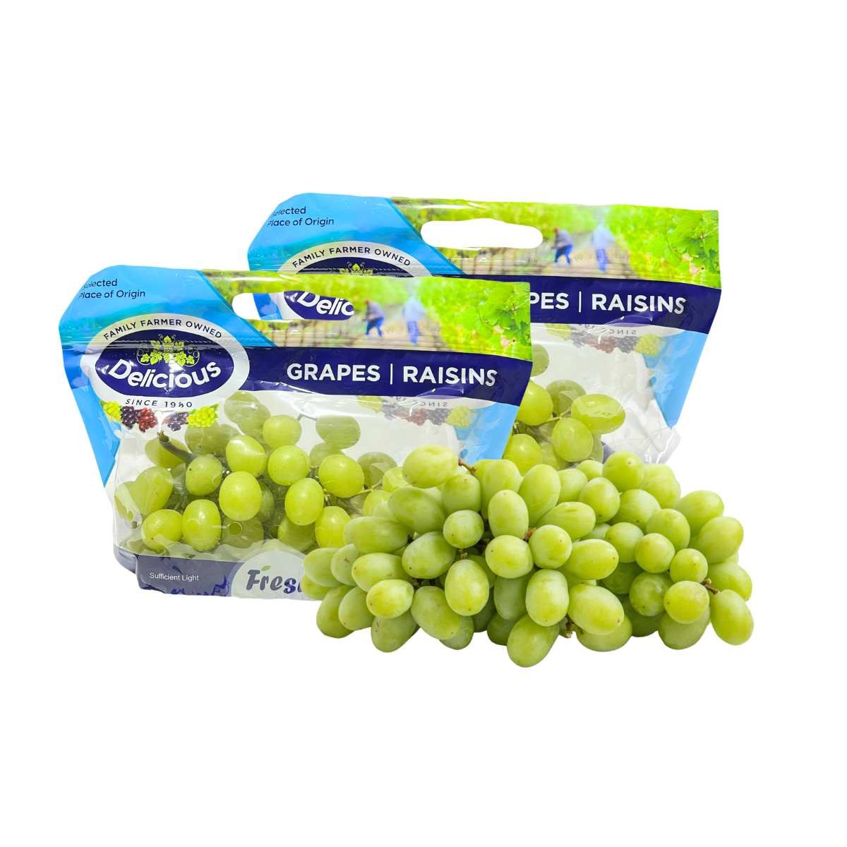  Nho xanh Sweet Globe Peru - 500G 